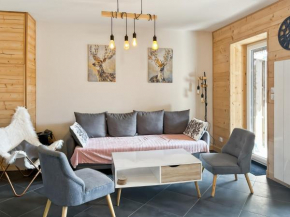 Chalet les Estives au pied des pistes, le lioran, terrasse, 2 chambres, 4 lits